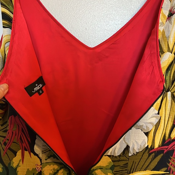 Mica dress all natural fabrics and beautiful design, vintage, size 6 - Picture 3 of 7